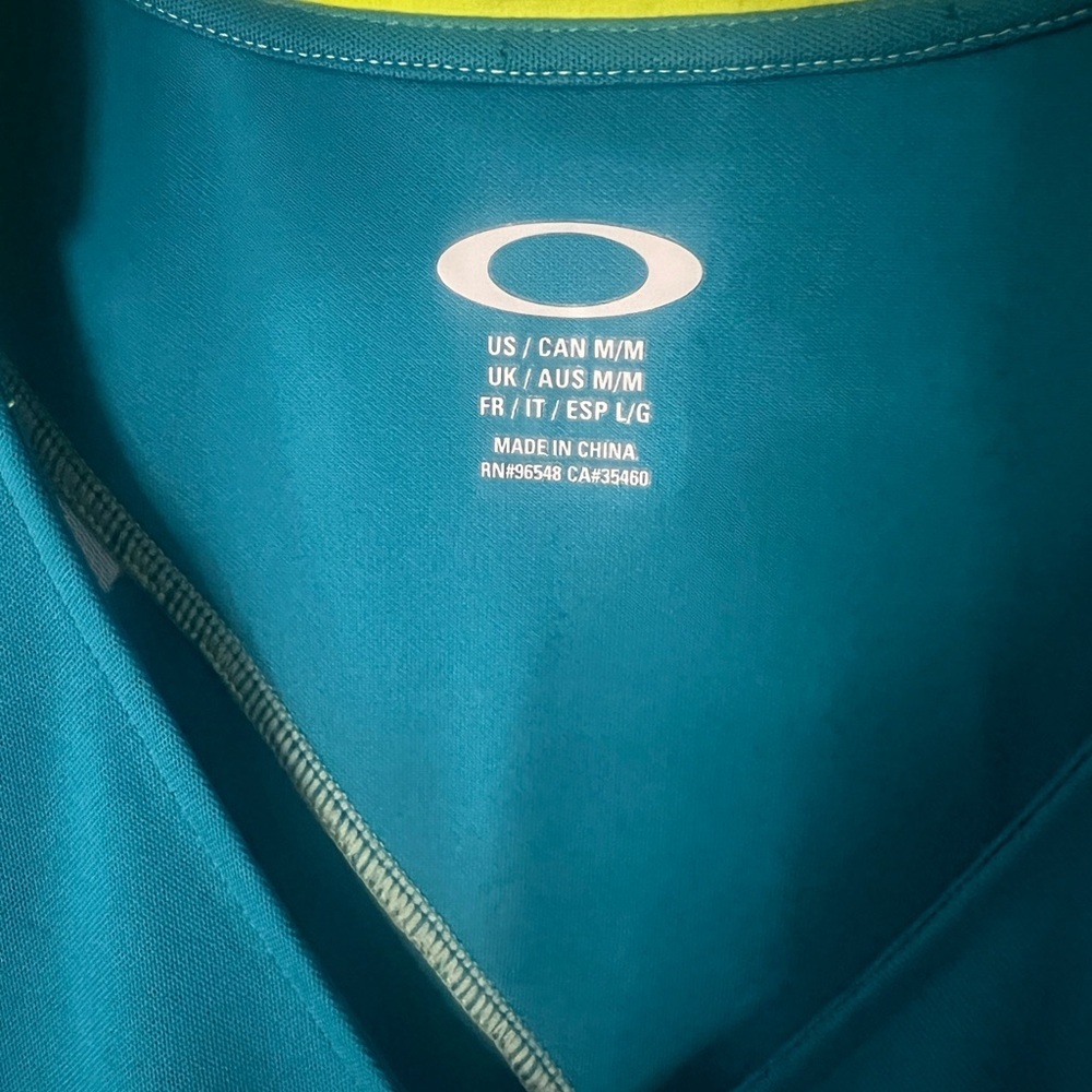 Oakley Teal and Lime Mini Tennis Athletic Dress - Picture 3 of 7